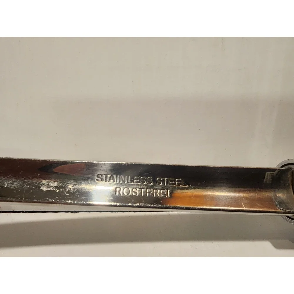 Cuisinart Stainless Steel Slotted Serving Spoon Black Handle Kitchen Utensil